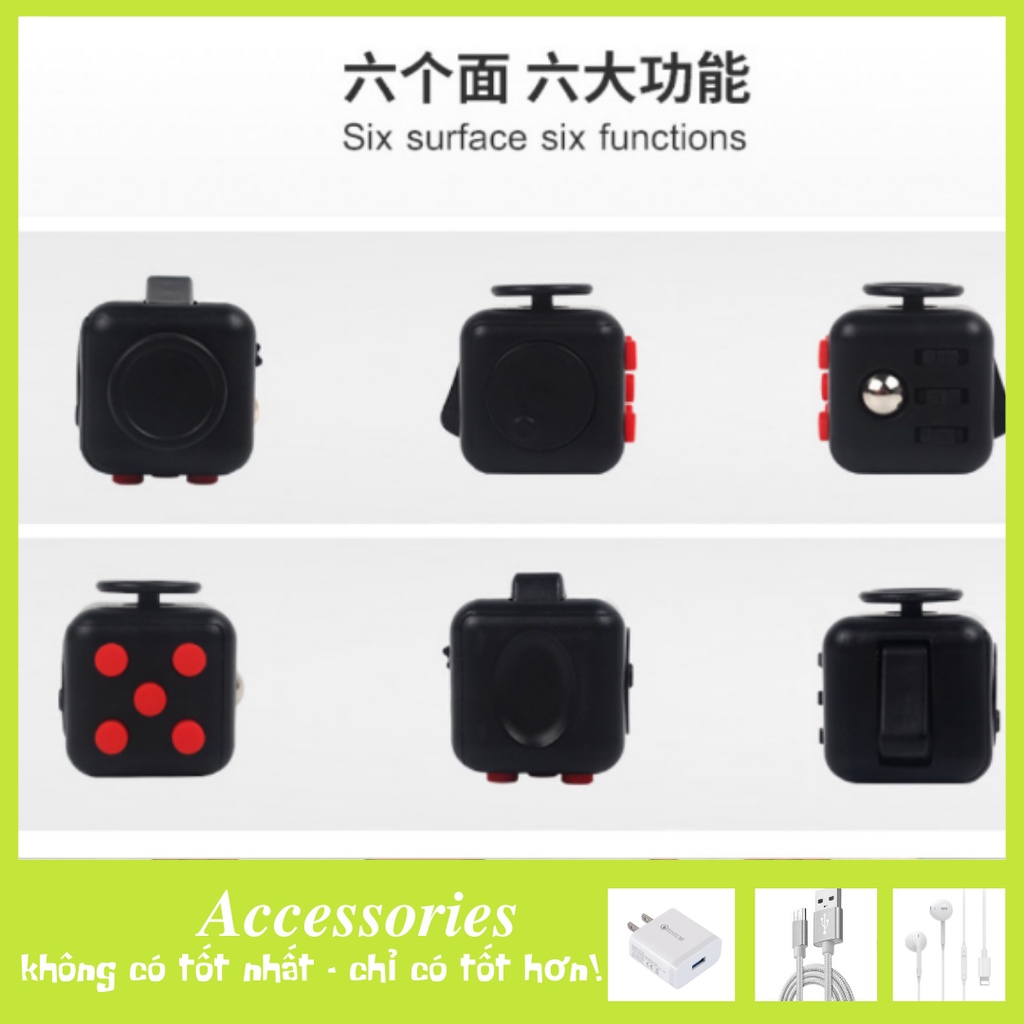Fidget Cube Quà tặng Kì Diệu giảm stress màu ngẫu nhiên