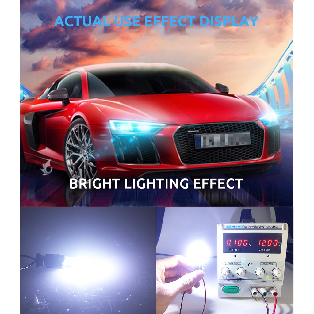 Đèn LED Kevanly T10 15 Smd W5W 168 194 12v làm đèn tín hiệu/ gắn biển số xe hơi