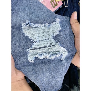 Quần Ngố Jeans Lưng Cao Form Ôm Dáng  QJ09