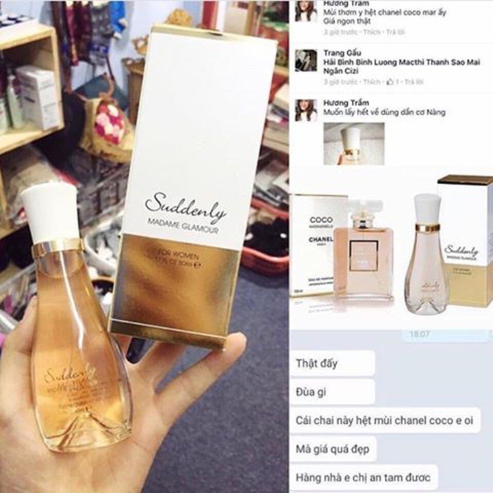NƯỚC HOA NỮ SUDDENLY MADAME GLAMOUR 50ML ĐỨC