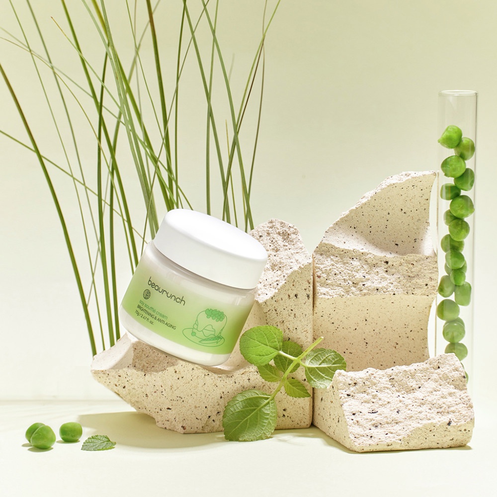 Kem dưỡng thuần chay ngăn ngừa lão hóa và làm trắng da Beaurunch Soy Soufflé Cream