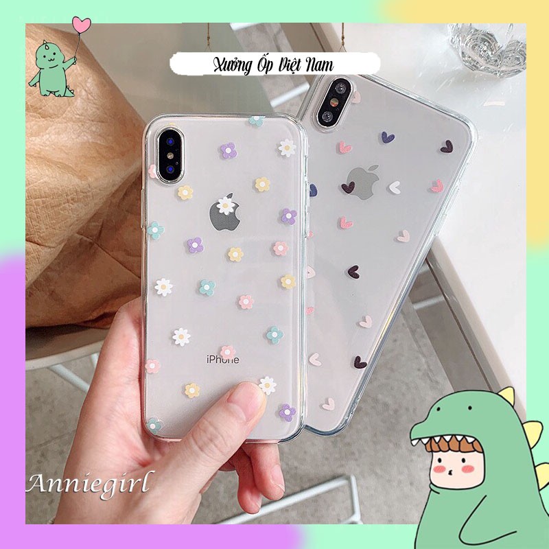 Ốp Iphone - Ốp Lưng - M444 Hoa Tim
