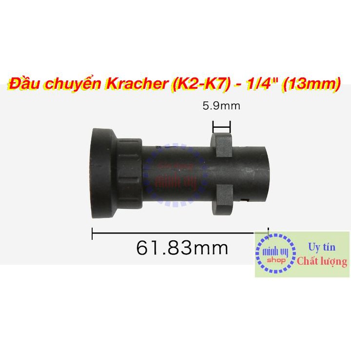 Đầu chuyển vòi xịt Karcher K2-K7 sang ren trong 1/4"1