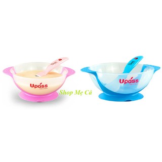 Bộ thìa và bát có đế hút chân không chống đổ upass up5104c