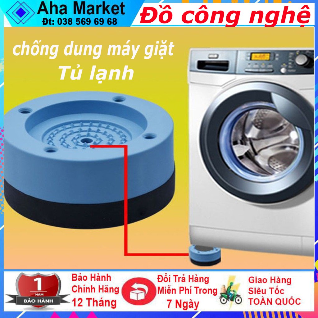 [Sẵn Hàng] Bộ Chống Rung Máy Giặt - Giá Đỡ - Kê Chân Tủ Lạnh Chống Trượt Chống Sốc Tiện Dụng