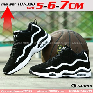 MẪU MỚI 2021 - giày Thể Thao độn đế 5cm - 6cm - 7cm, Tăng chiều cao TBT-39Đ - GIÀY CAO T-BOSS