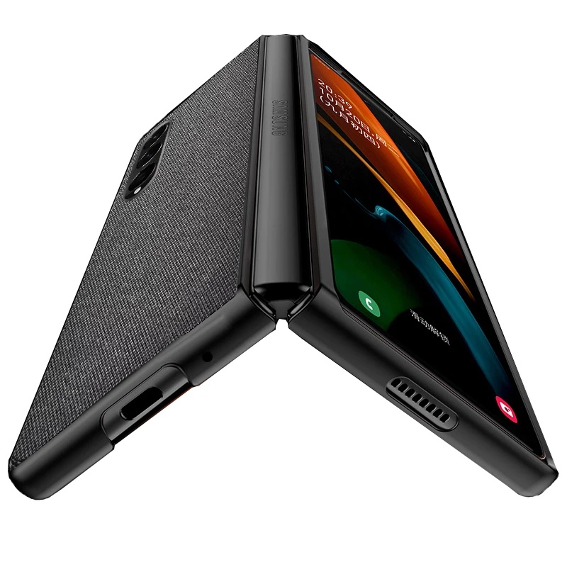 Ốp điện thoại mặt vải nhám chống va đập cho Samsung Galaxy Z Fold3 Z Fold 3 2 5g Fold2 Z Flip3