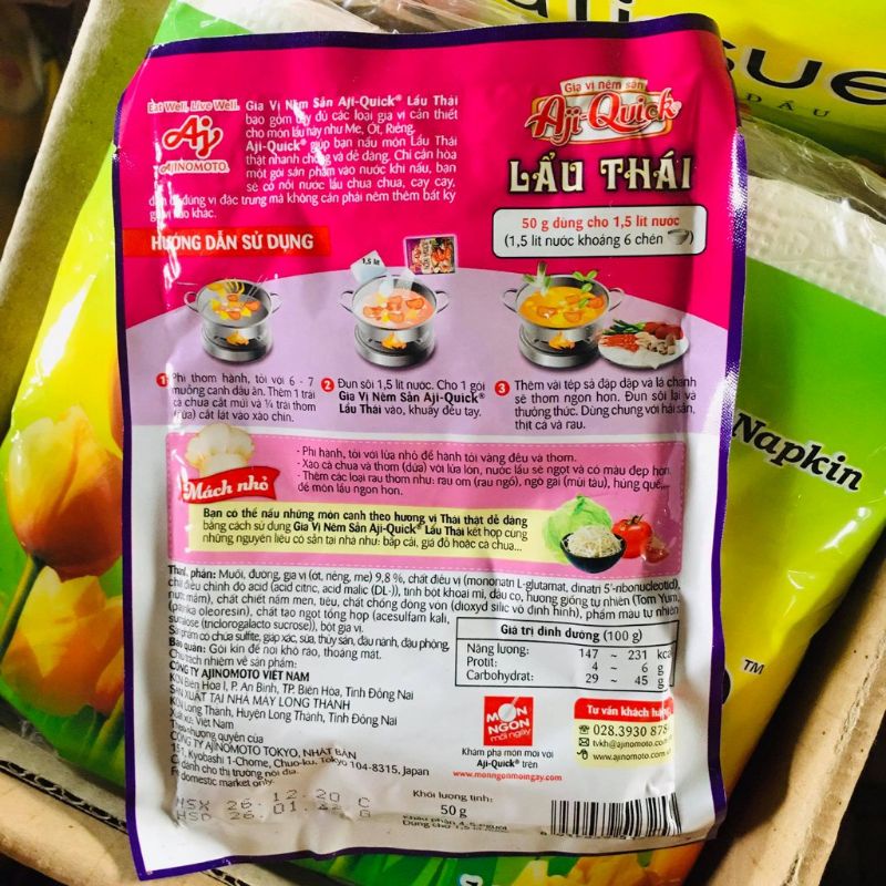 Gia vị lẩu thái Aji Quick