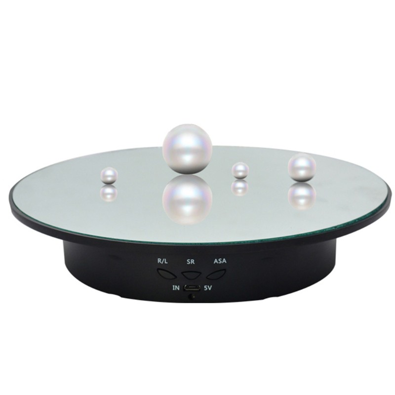 Đế trưng bày trang sức dạng xoay 3 tốc độ 20cm