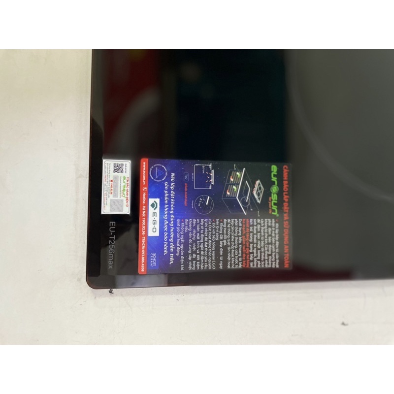 Bếp từ EU - T256max tặng kèm bộ nồi inox 304 Eurosun MC1603