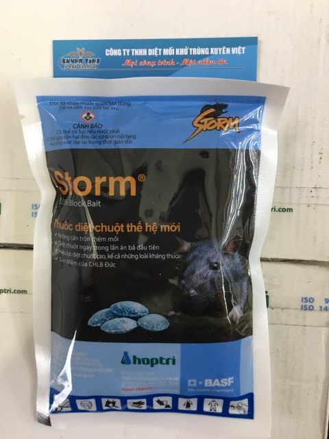  Thuốc diệt chuột sinh học STORM túi 1kg