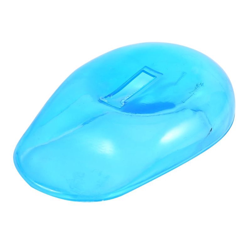 [READY STOCK] Bộ 2 miếng bịt tai bằng nhựa chống nhuộm màu xanh dương