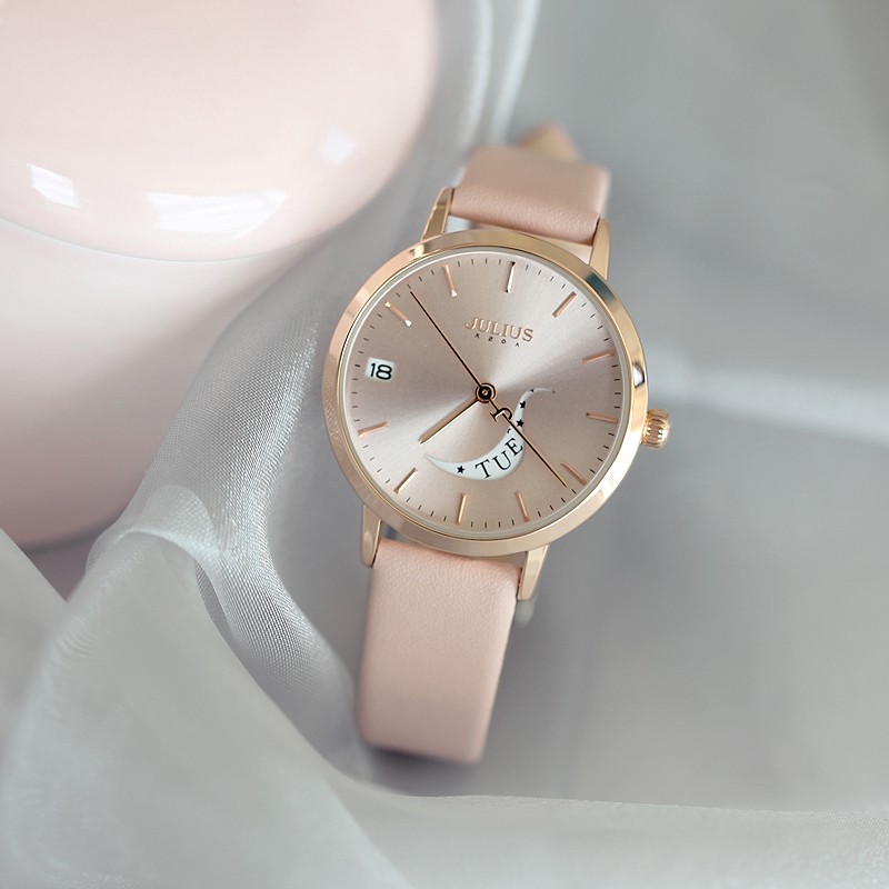 Đồng hồ nữ JULIUS JA1076 dây da | BigBuy360 - bigbuy360.vn