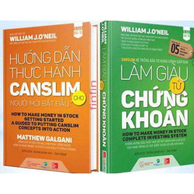 Bộ sách Làm Giàu Từ Chứng Khoán + Thực Hành Phương Pháp CANSLIM