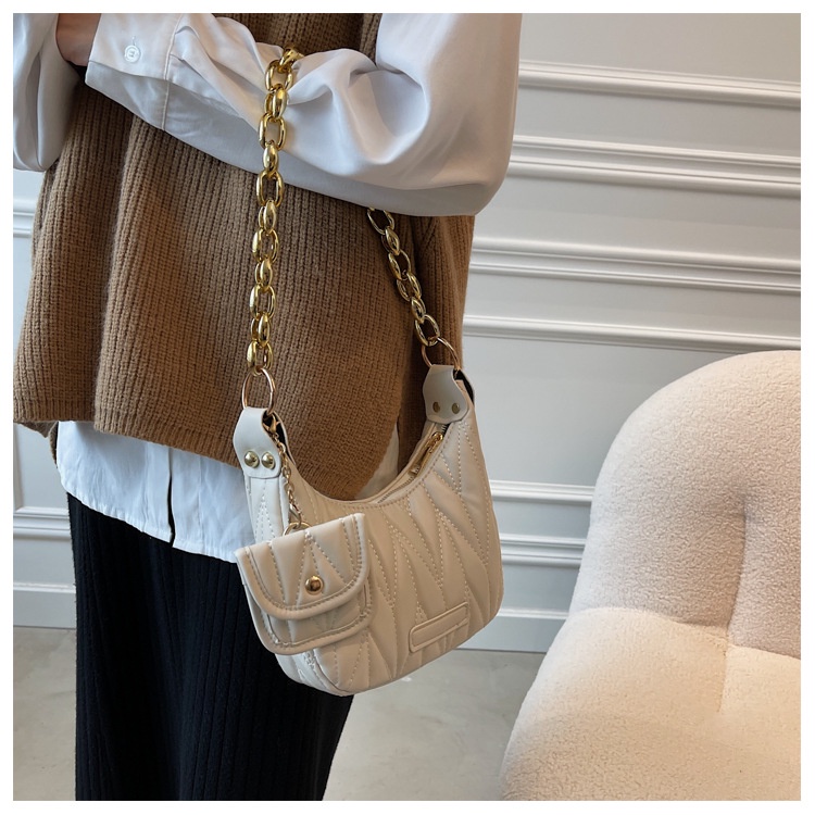 IELGY Túi Đeo Vai Có Dây Đeo Sợi Xích Nhỏ Gọn Thời Trang Cho Nữ