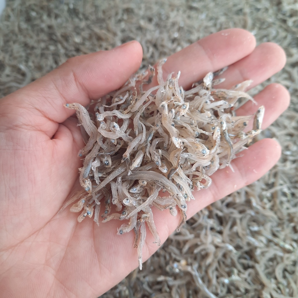 Cá cơm mờm sữa 1kg - Cá cơm khô đóng gói hút chân không