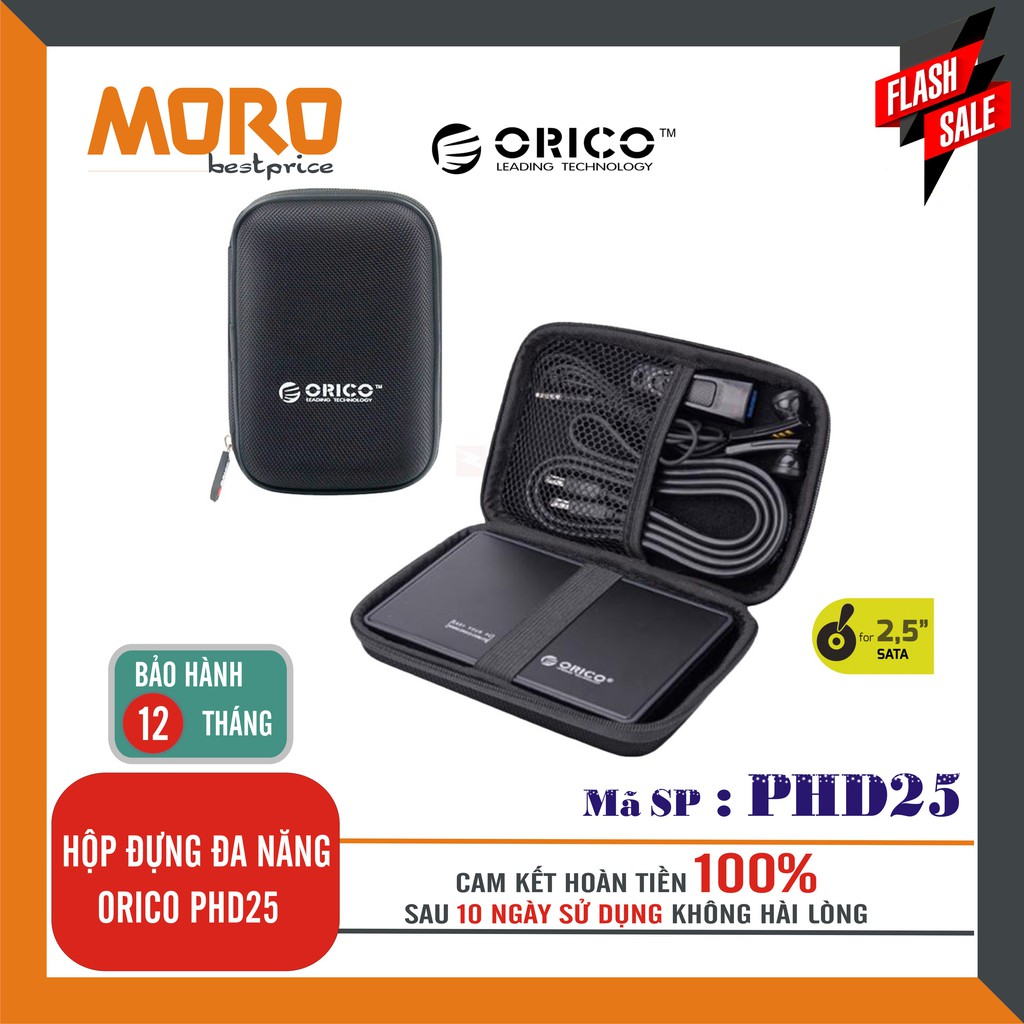 TÚI CHỐNG SỐC Ổ CỨNG ( HDD - SSD ) 2.5 INCH ORICO PHD25 - Phân phối chính hãng
