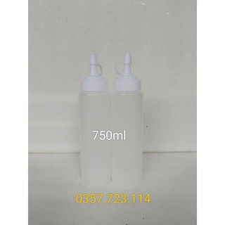 Chai nhựa đựng tương,nước sốt chọn size