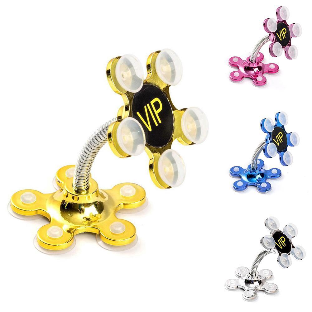 Giá đỡ điện thoại hình hoa xoay 360 độ linh hoạt tiện cho hơi dụng xe F2J7 | BigBuy360 - bigbuy360.vn