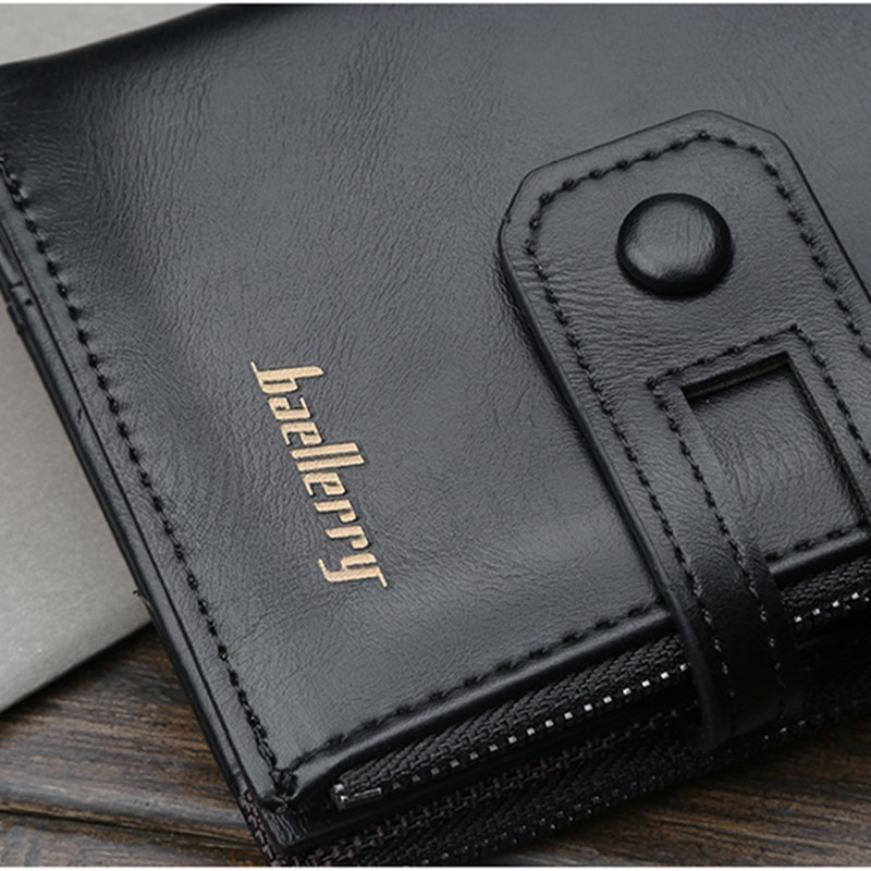 Ví đựng thẻ PIERRE LOUES đa năng có khóa kéo cho nam