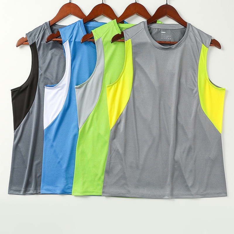 [ GYMEN ] Áo ba lỗ nam tập gym Tank Top Màu Sắc Nổi Bật Big Size Co Giãn Cổ Tròn Thun Lạnh Tập Nhanh Khô Cao Cấp Thấm Hút Mồ Hôi Tốt Chạy Bộ Chuyên Thể Dục Bóng Rổ Gym