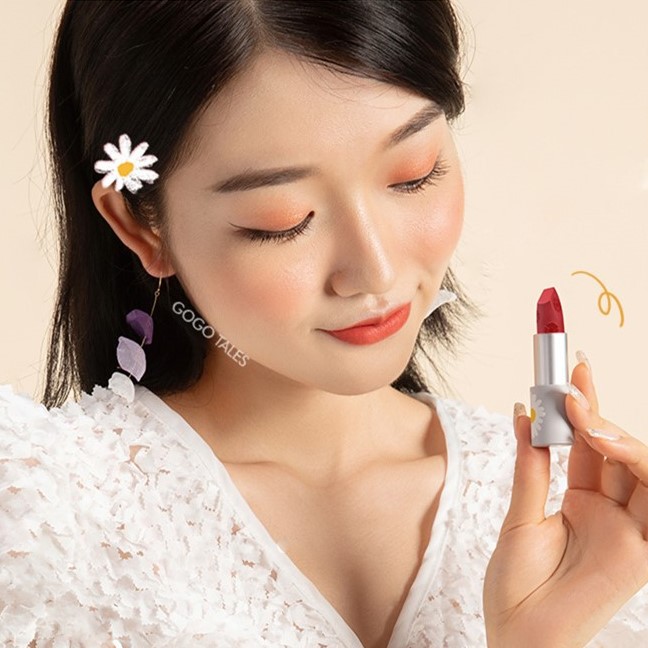 Son thỏi hoa cúc GOGO TALES mềm môi Heartbeat Soft Mist Lipstick GT185 | BigBuy360 - bigbuy360.vn