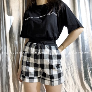 Checked Shorts