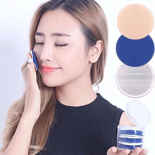 (Hàng Mới Về) Mút Trang Điểm Ướt Và Khô Hình Tròn Tiện Dụng | BigBuy360 - bigbuy360.vn