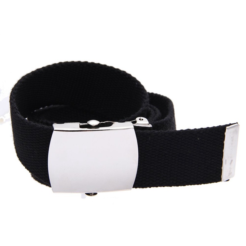 Thắt Lưng Vải Màu Đen 38mm Cho Nam