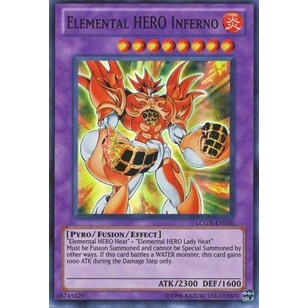 Thẻ bài Yugioh - TCG - Elemental HERO Inferno - LCGX-EN076