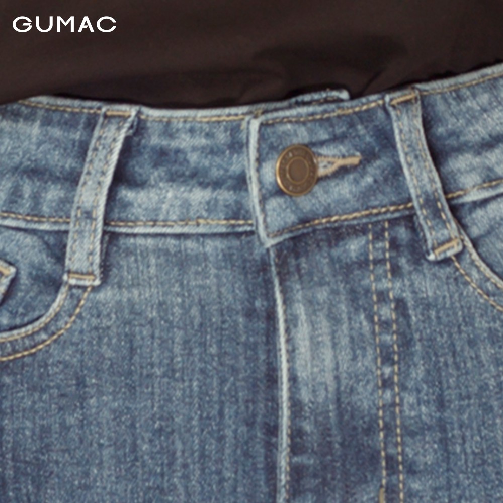 [Mã WAFAST hoàn 20% tối đa 100k xu đơn 250k] Váy jeans xẻ lai VJA995 GUMAC | BigBuy360 - bigbuy360.vn
