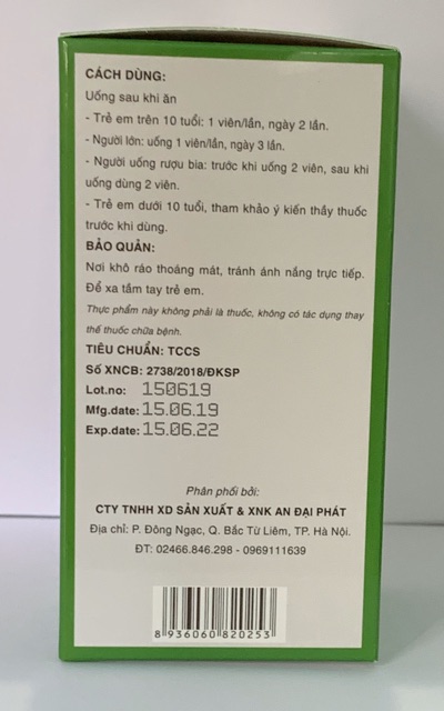 GIẢI ĐỘC GAN CÀ GAI LEO - XẠ ĐEN Milk Thistle 60 Viên - Giúp bổ gan, bảo vệ tế bào gan, giải độc gan.