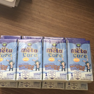 Sữa metacare 110ml-1 lốc 4 hộp va 180ml