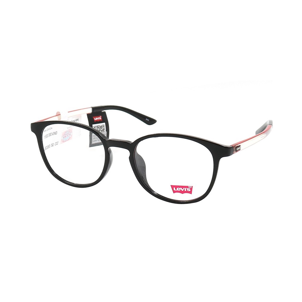 Gọng kính nam nữ thời trang Levis LS03063 nhiều màu chính hãng, thiết kế tròn dễ đeo bảo vệ mắt