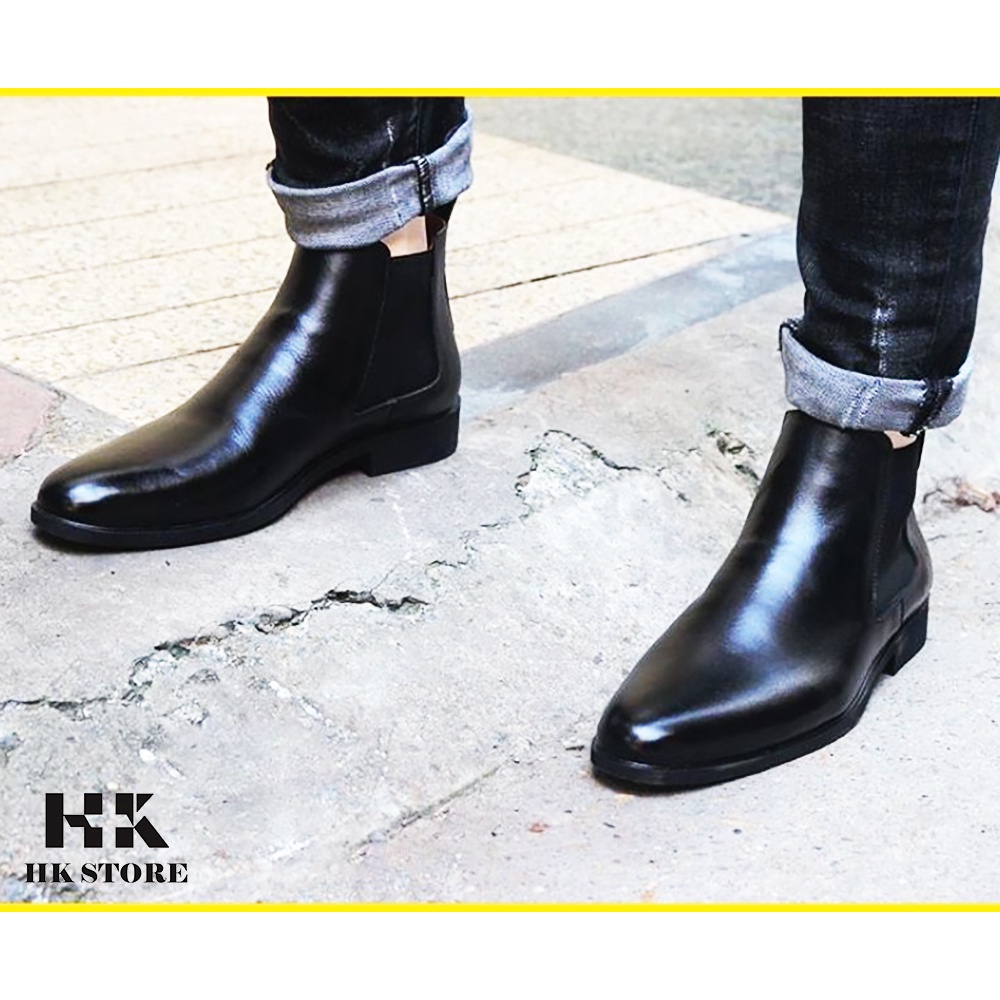 GIÀY CHELSEA BOOTS chính hãng [ BẢO HÀNH 12 THÁNG ] ❤️ HK.STORE ❤️ Hàng cao cấp da bò thật 100% hot trend 2021LS | BigBuy360 - bigbuy360.vn
