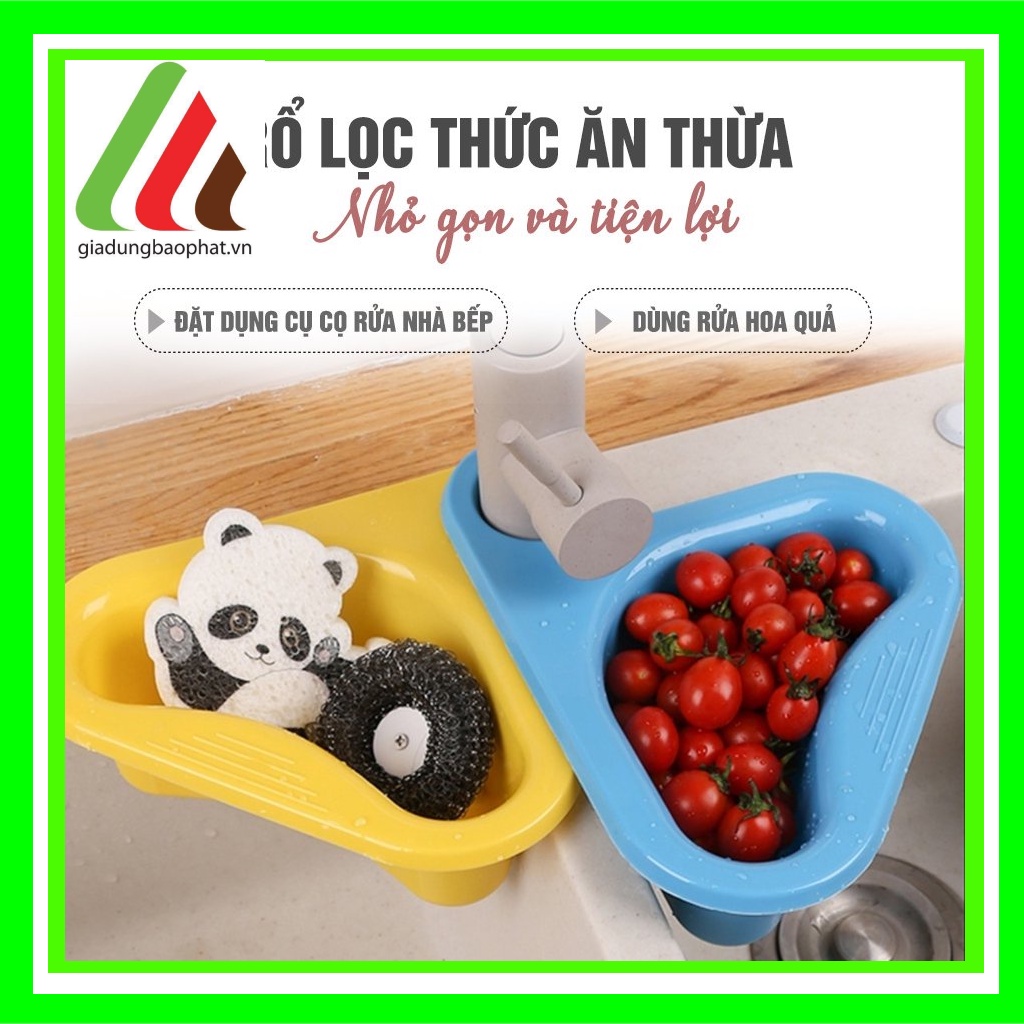 Khay rá nhựa lọc rác thức ăn thừa gắn bồn rửa bát hình thiên nga đa năng tiện dụng