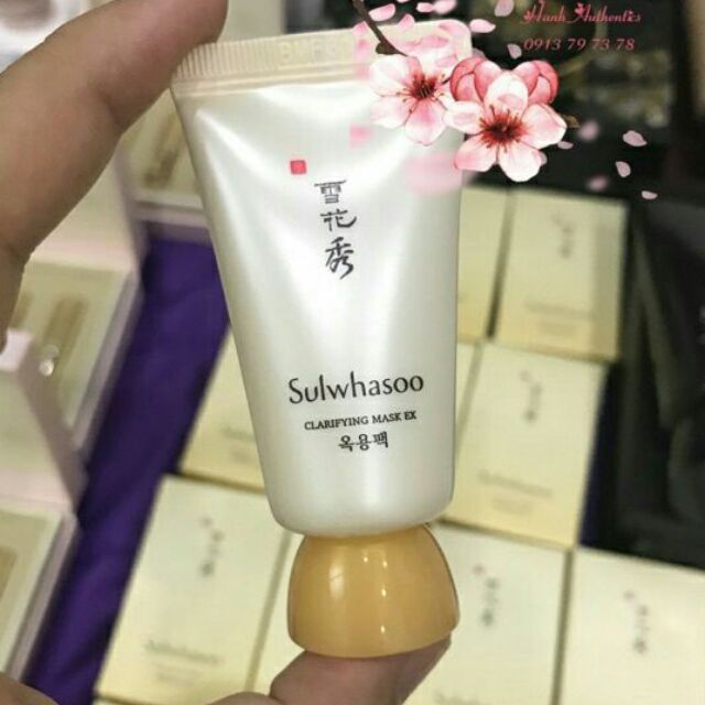 date mới]tuýp mặt nạ lột thảo dược trắng mịn da Sulwhasoo Minisize