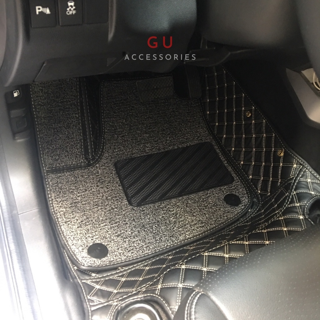 Thảm lót sàn ô tô HONDA CR-V chất liệu da cao cấp thiết kế sang trọng cho xe 7 CHỖ GU