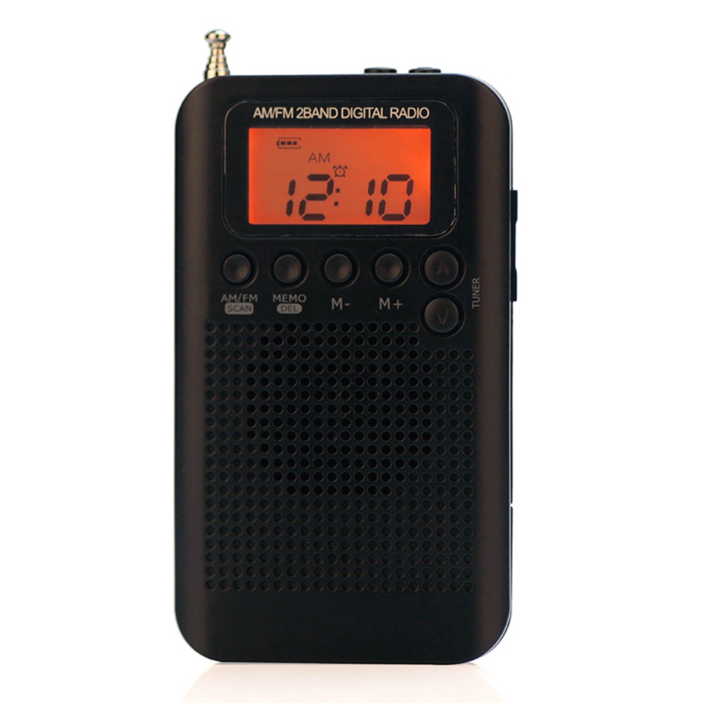Radio Kỹ Thuật Số Mini Hua Hrd-104 Băng Tần Kép Am Fm