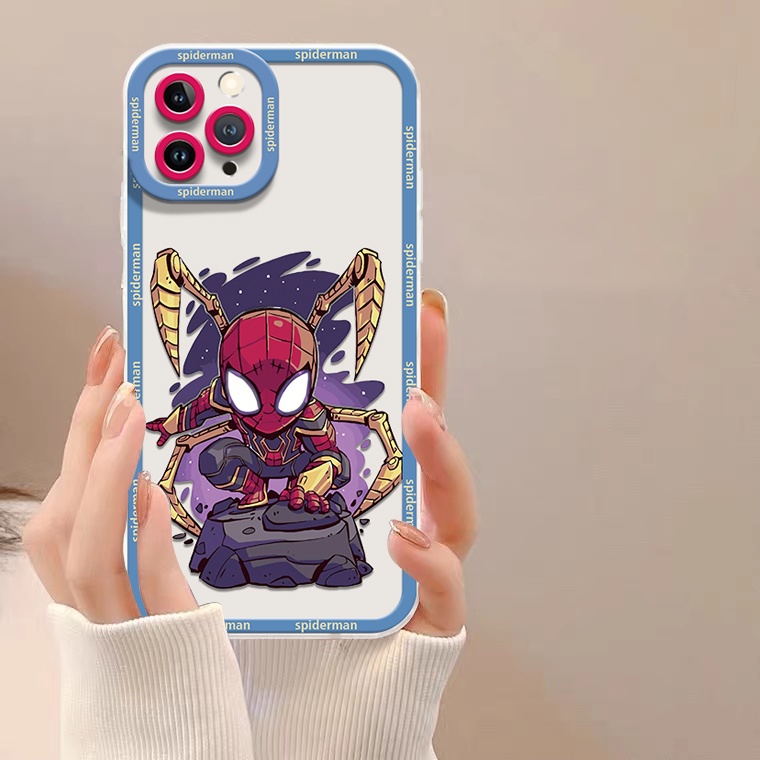 Ốp Điện Thoại Silicon TPU Mềm Trong Suốt Họa Tiết Hoạt Hình Cho IPhone 14 13 12 11 Pro MAX Mini 6S 7 8 Plus X XS XR