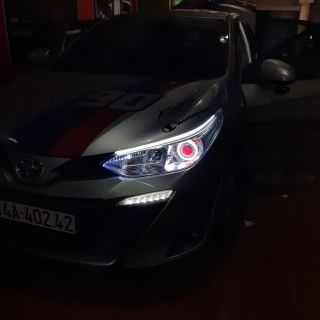 LED MÍ SILICON CHẠY ĐUỔI AUDI CHO XE VIOS