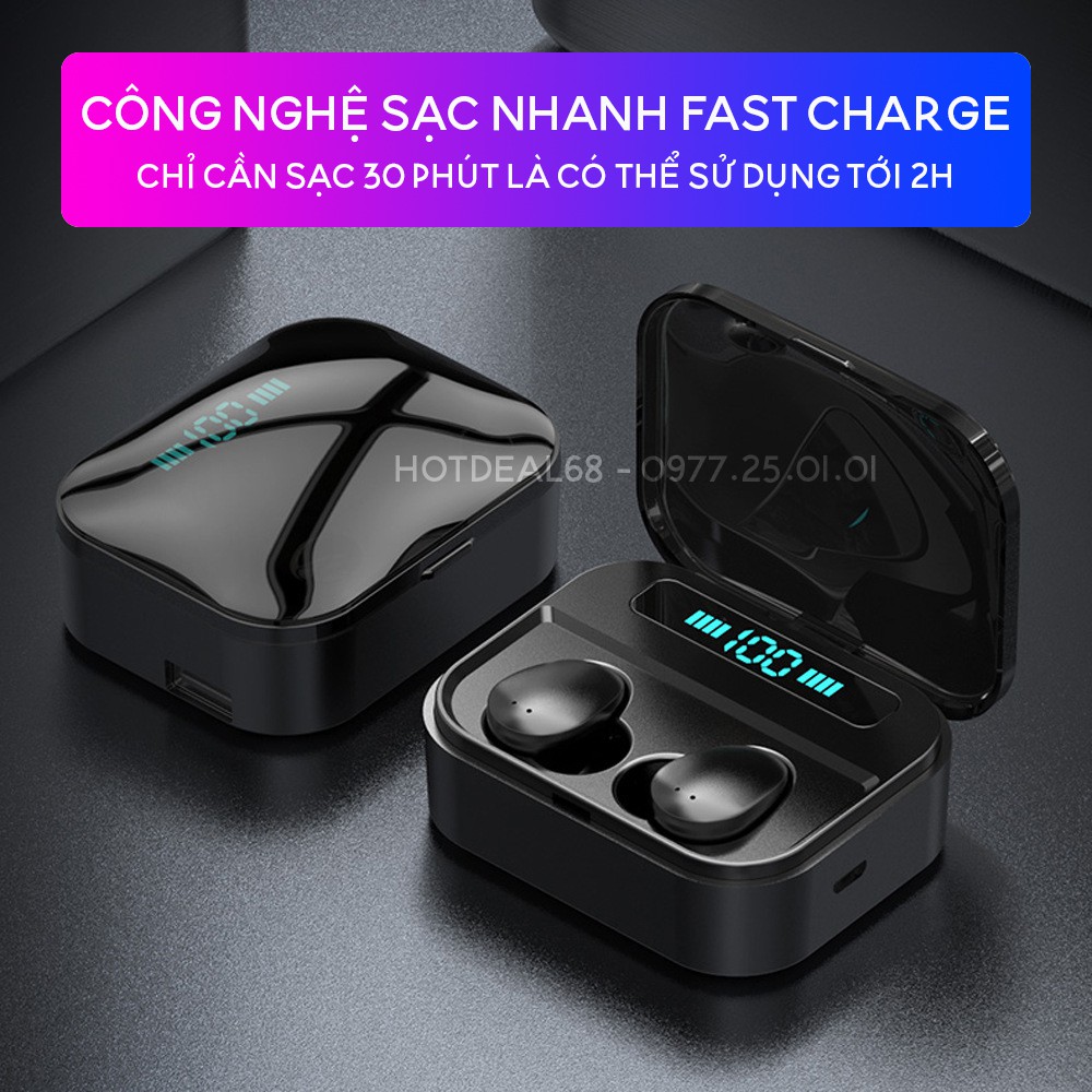 Tai Nghe Bluetooth Cảm Ứng BEST TOUCH TWINS 5.0 Kèm Mic - Chống Nước IPX7, Tự Động Kết Nối, Tương Thích Cao