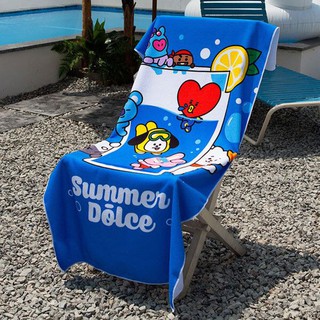 Khăn BT21 BTS đi biển cao cấp - ẢNH THẬT