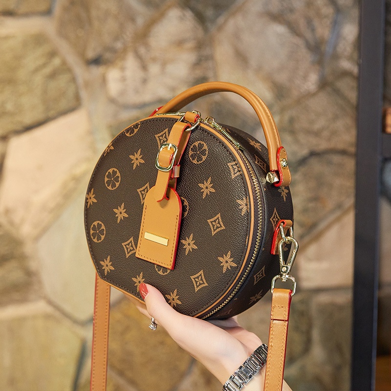 Túi Đeo Chéo Một Bên Vai Hình Tròn Nhỏ Phong Cách Phương Tây Thời Trang Mùa Hè 2022 Mới Dễ Phối Đồ Dành Cho Bạn Nữ