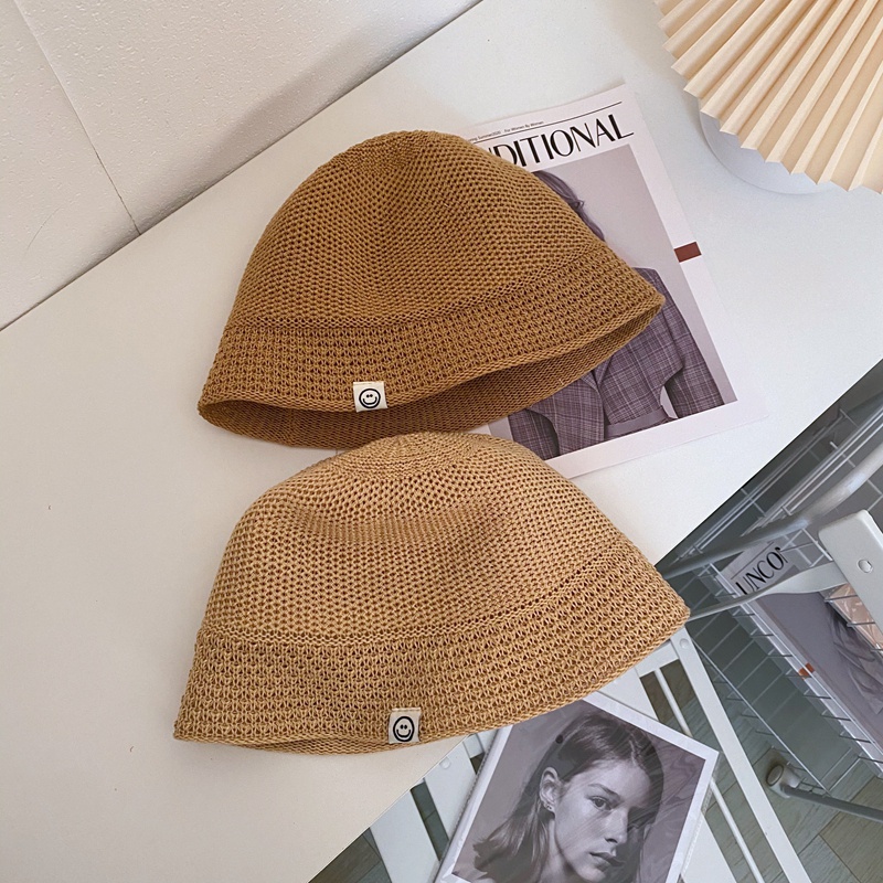 Mũ Bucket Bằng Cotton Lanh Thoáng Khí Phong Cách Nhật Bản Thời Trang Xuân Hè Cho Trẻ Em