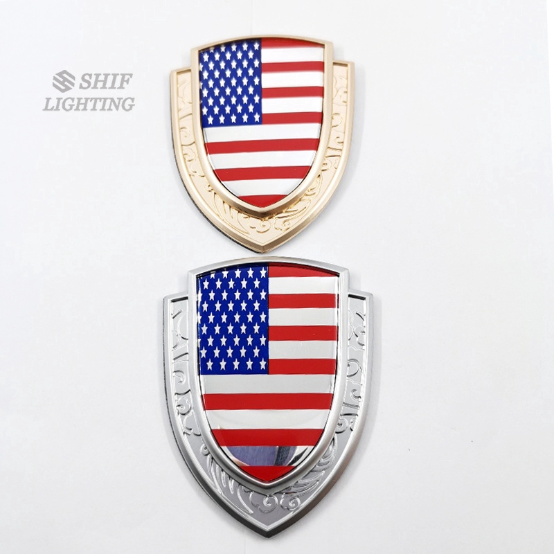 Miếng Dán Trang Trí Hình Lá Cờ Usa