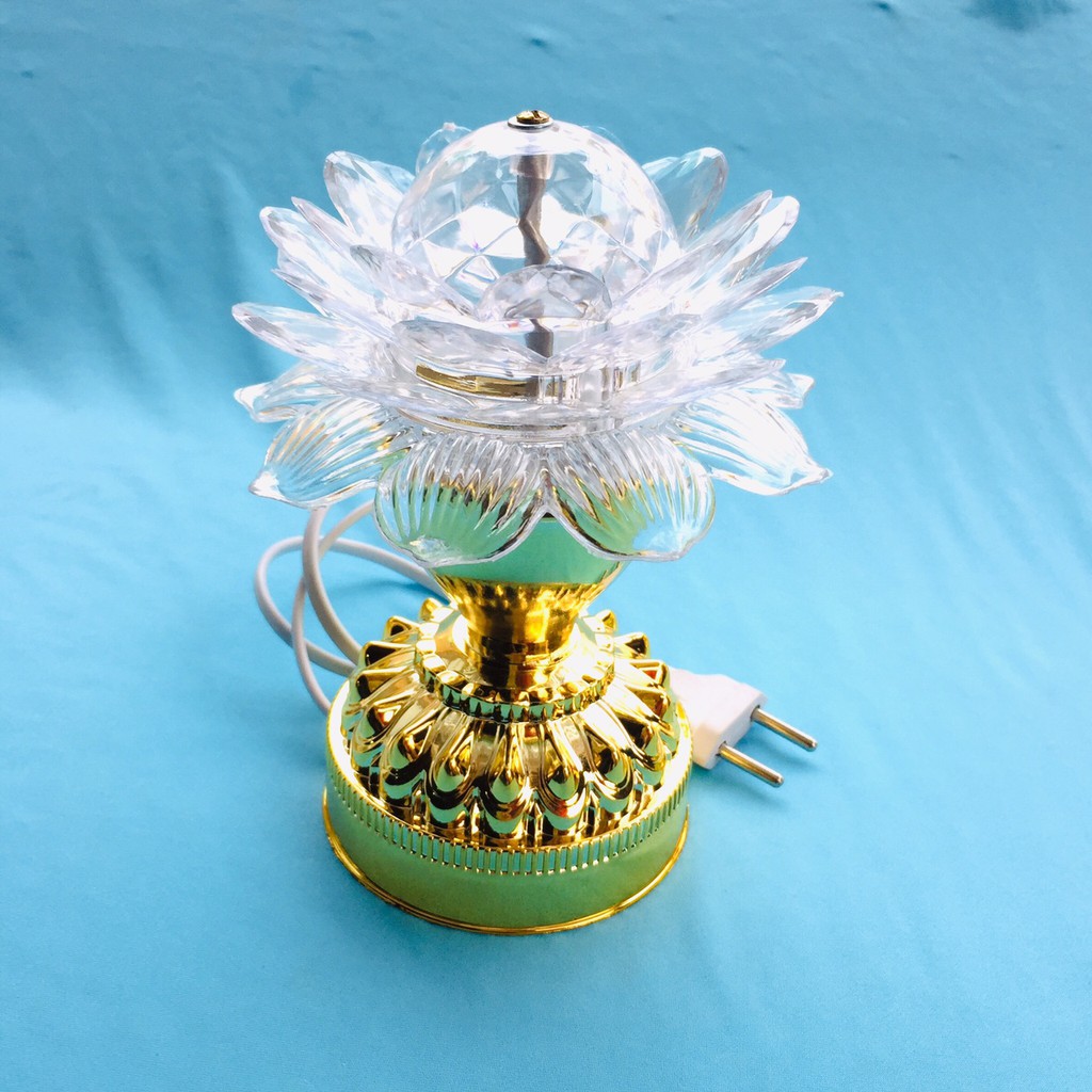 Đèn trang trí xoay hoa sen MB