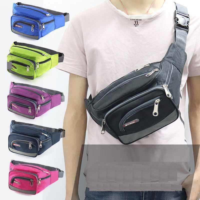Túi đeo hông đeo bụng thắt lưng V-star nhiều ngăn chống thấm nước 6 ngăn đựng đồ thoải mái