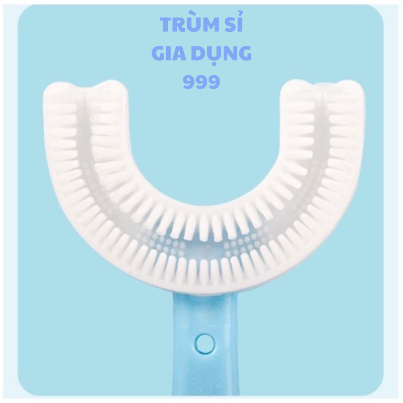 bàn chải tập đánh răng co bé bàn chải đánh răng chữu u cho bé bằng chải đánh răng hình chữ u chất liệu silicon mềm