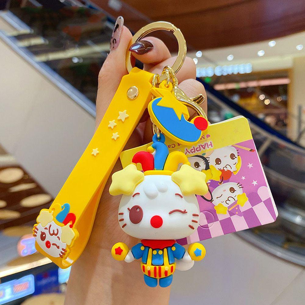 Móc Khóa Hình Chú Mèo Hoạt Hình Dễ Thương